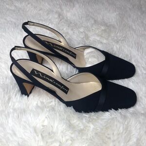 Nina Comfort Navy Marilda French Peau/Lus Sa Women’s Size 6M